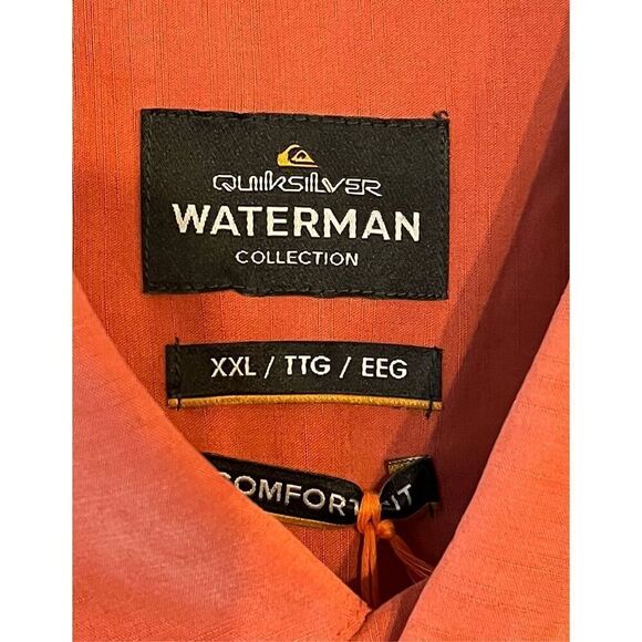 Quiksilver Men's Tahiti Palms 4 Button Up Floral Collared Shirt - Picture 4 of 5